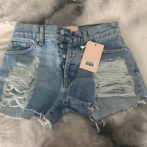 NEW Revice denim Malibu cutoffs shorts